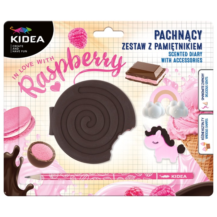 Kidea napló/kiegészítő készlet, sivatagi témájú, 80 oldal, 21,5x18cm, többszínű