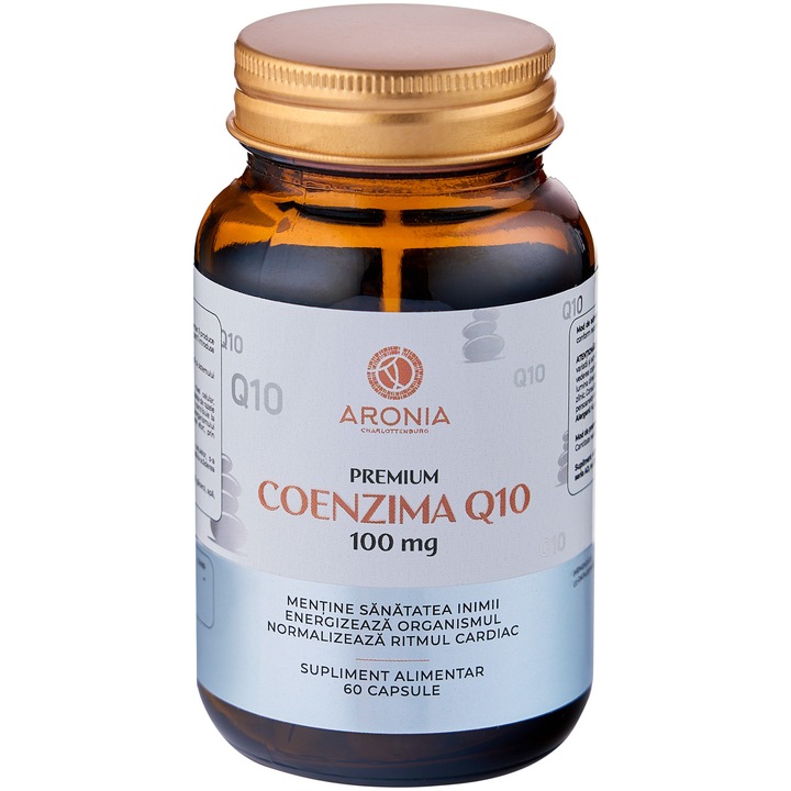 Prémium koenzim Q10 100mg — 60 kapszula figyelemre méltó előnyökkel a szív, az energia és az agy számára