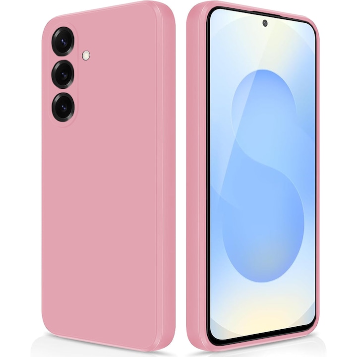 Husa CASEY STUDIOS compatibila cu Samsung Galaxy S25, Soft Silicone Premium, Microfibra in Interior, pentru Incarcare Wireless, Margini Ridicate pentru Protectia Ecranului si a Camerelor