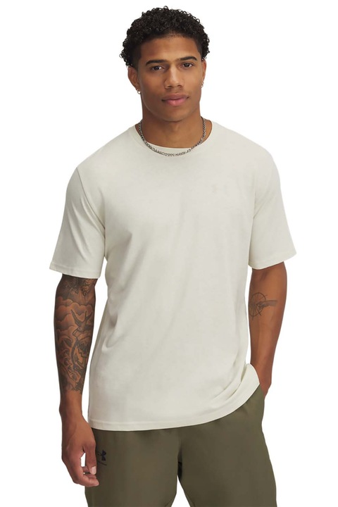 Under Armour, Tricou lejer Lockup, Alb fildes