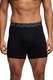Under Armour, Set de boxeri cu banda logo in talie - 3 perechi, Negru, Gri deschis, Albastru royal, 2XL