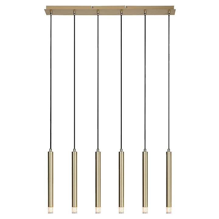 Пендел Rabalux Ramira златист G9 6x5W височина 120см IP20