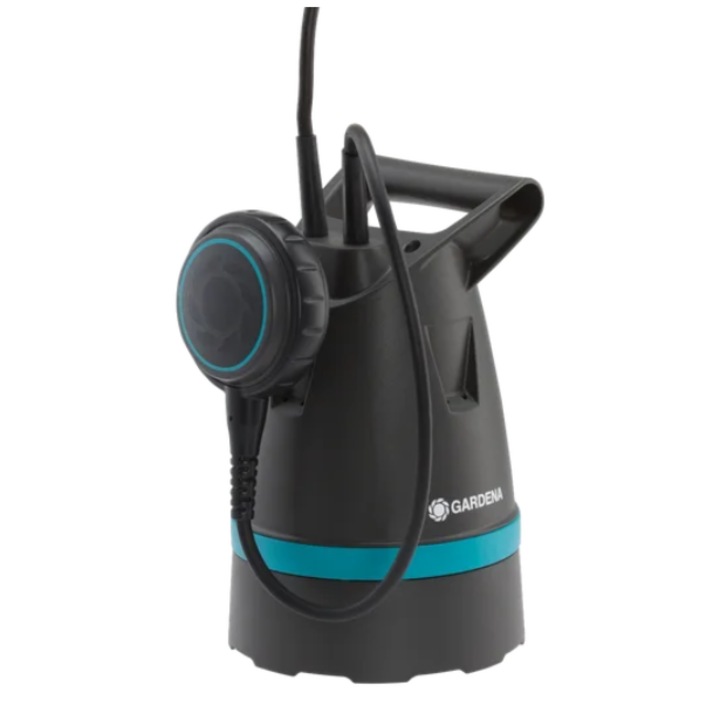 Pompa submersibila pentru apa curata Gardena 09001-47, 400W, 8600 l/h, 5.5m Negru/Albastru