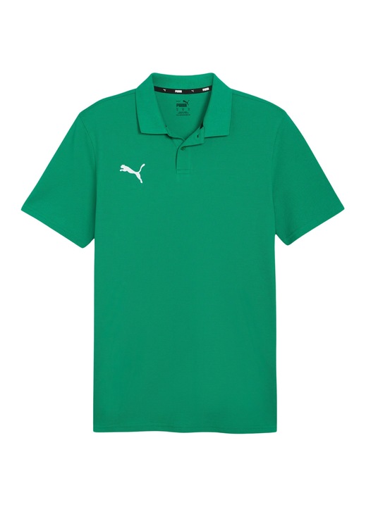 Tricou polo barbati Puma Team Goal Casuals, verde, bumbac