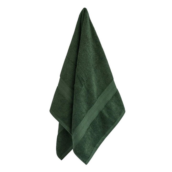 Prosop de baie York 70x140cm, bumbac 100%, 550g/m2, verde