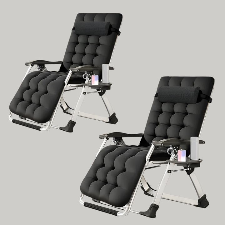 2 darabos Divit SR11 összecsukható napozóágy szett párnával és tálcával