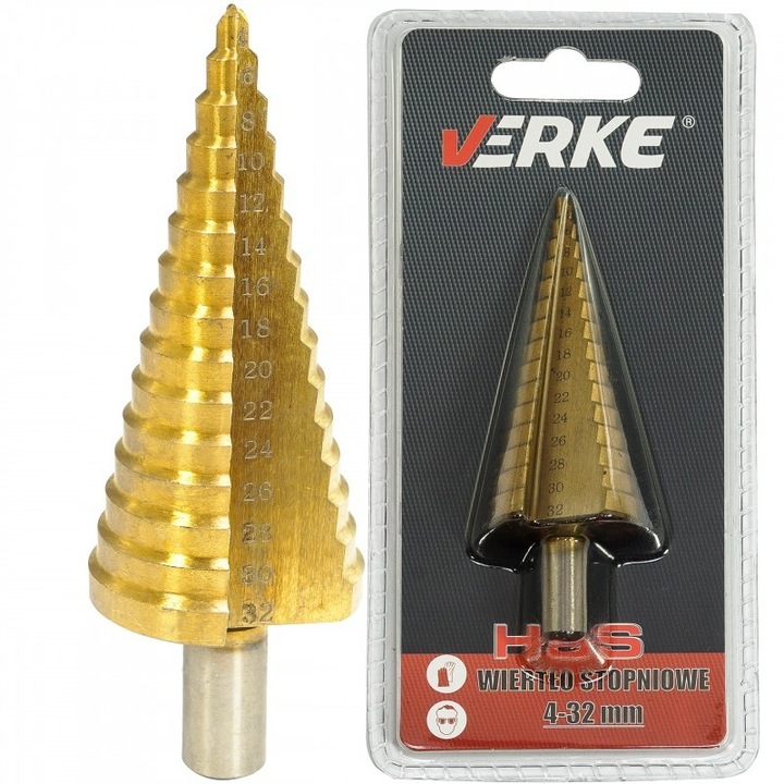 Burghiu conic, 4-32mm, Verke, V05058