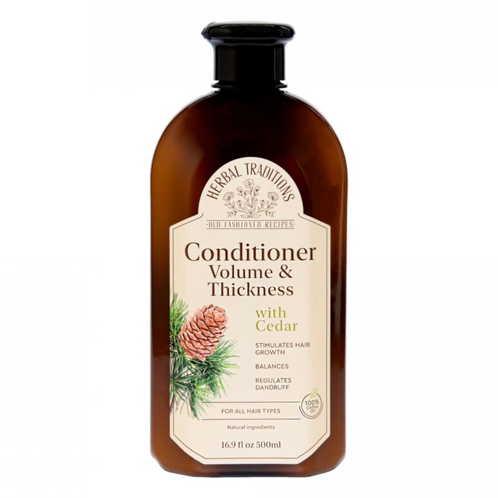 Herbal Traditions cédrusos hajkondicionáló, 500ml, erősítő, volumenizáló