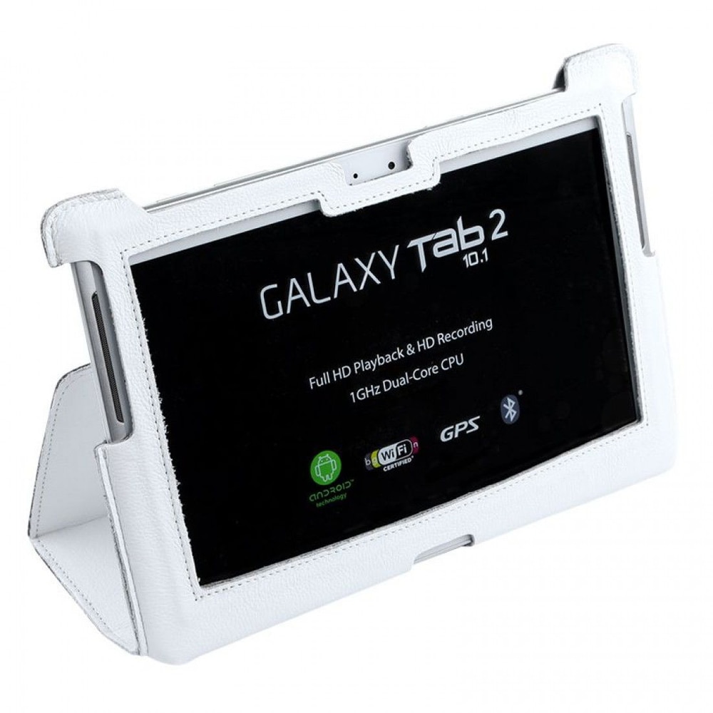 Husa Tableta Quer KOM0429 pentru Samsung Galaxy TAB P5100 Alb