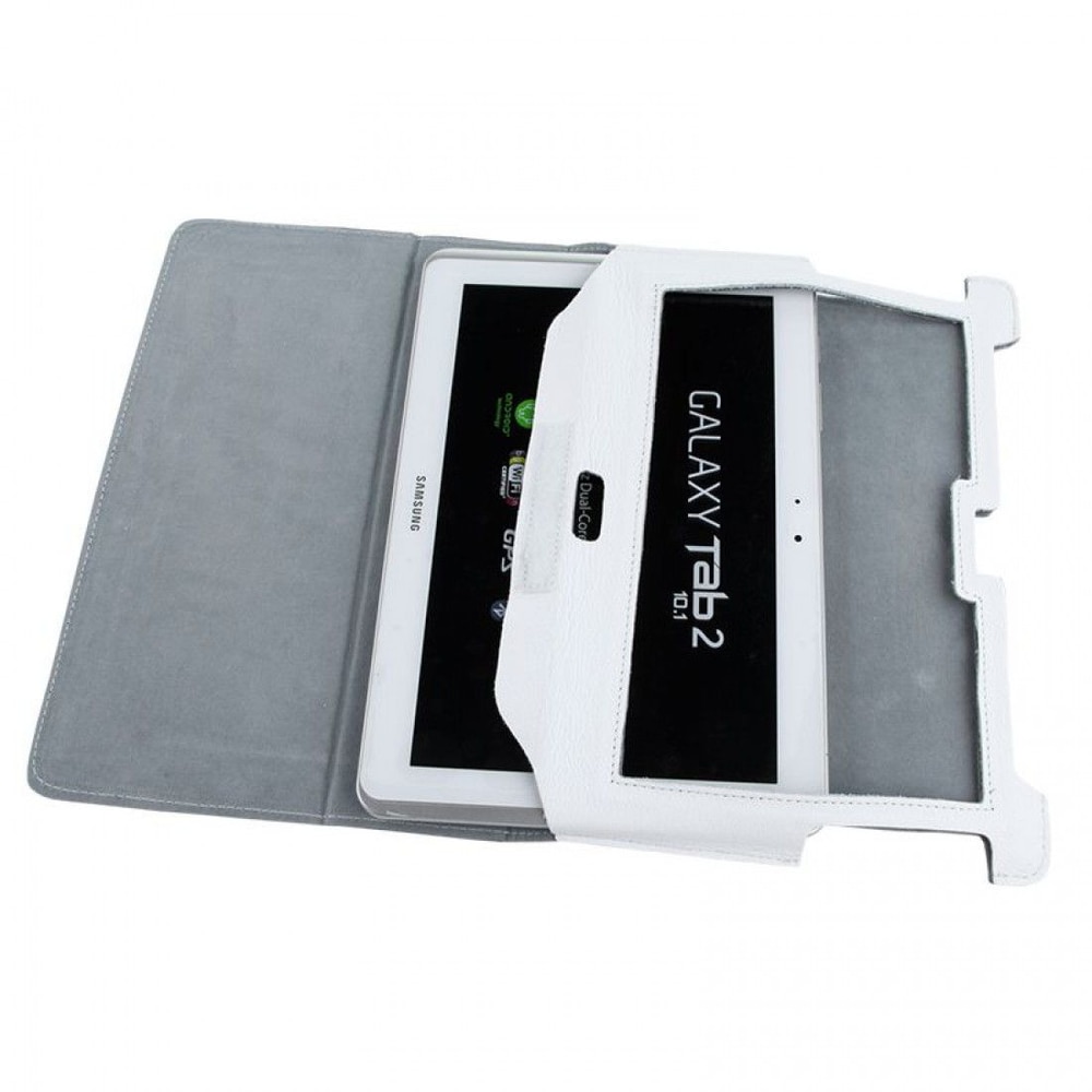 Husa Tableta Quer KOM0429 pentru Samsung Galaxy TAB P5100 Alb