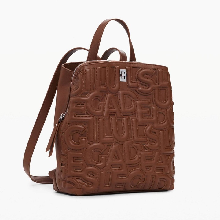 Дамска раница, Desigual, серия Maki Sumy Mini, кафяво камила