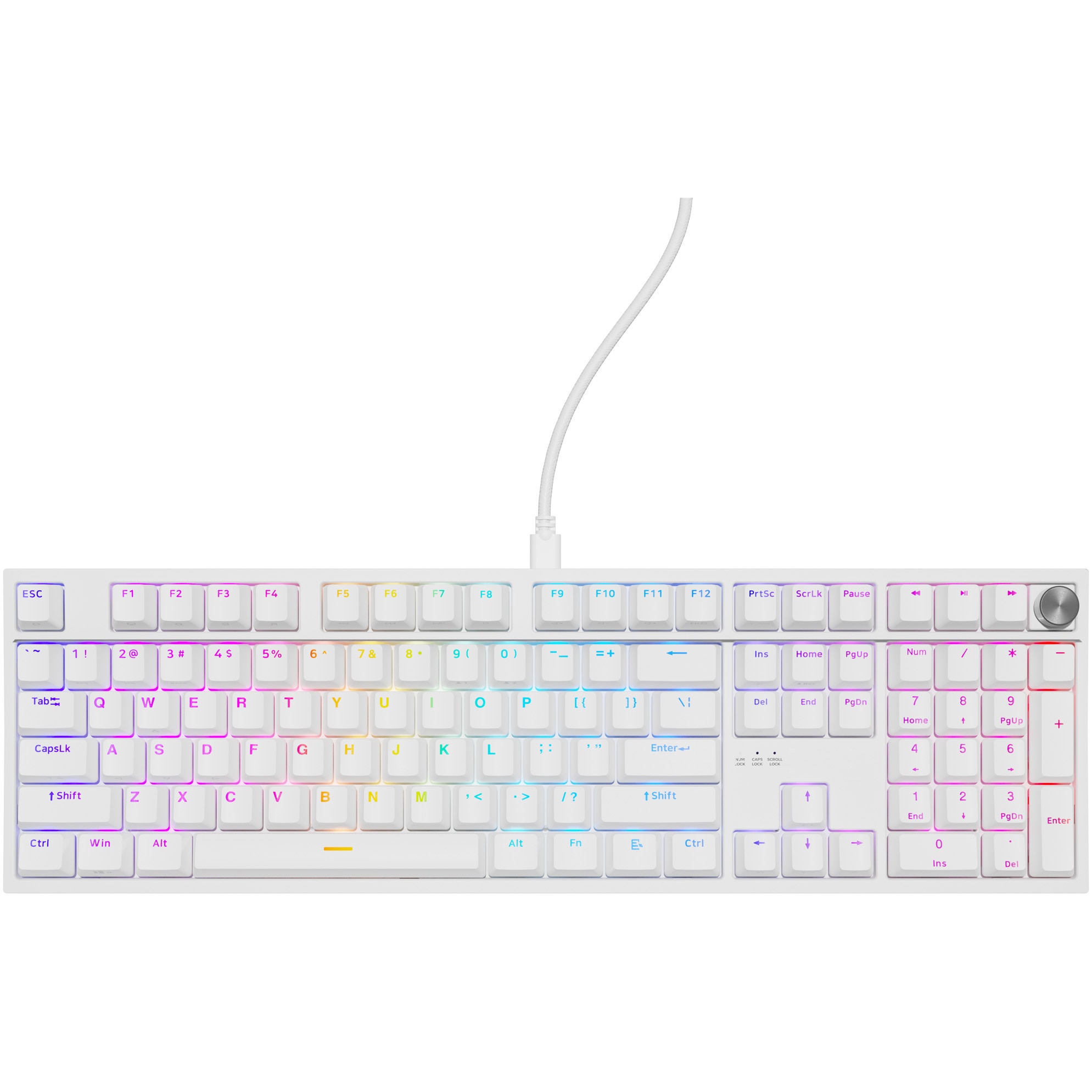 Tastatura gaming mecanica cu fir Genesis Thor 404, iluminare RGB