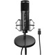 Microfon Genesis Radium 600 G2, tip Condenser, model cardioid, suport fix, conectivitate USB-C si Jack 3.5 mm, raspuns in frecventa 30 -18.000 Hz, sensibilitate -36 dB, lungime cablu 180 cm, negru