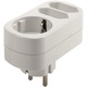 Schuko hármas aljzatú adapter 2043