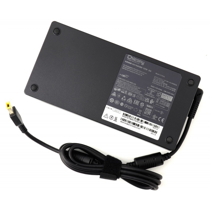 Incarcator ADL300SDC3A pentru Lenovo Legion Pro 5-17ACH6H 5-17ITH6H Legion 7 Pro-16IRX8 Yoga AIO 5 Yoga AIO 7 Yoga AIO 9 ThinkStation P3 P360 - 300W 20V 15A mufa USB