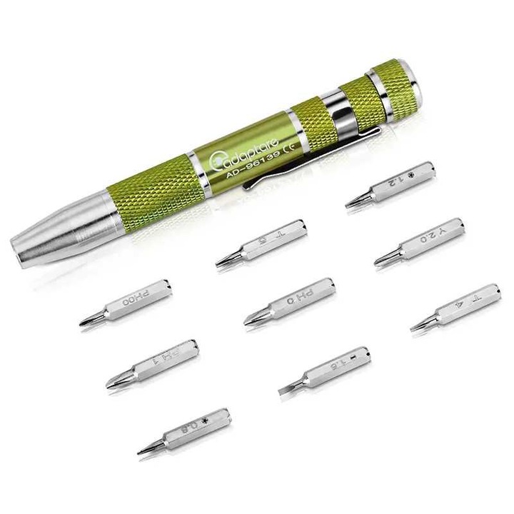 Комплект отвертки с 9 битове AD-96139