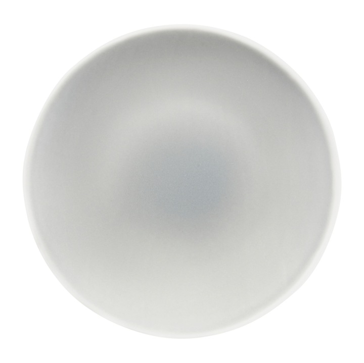 Farfurioara suport ceasca 14cm, gri, portelan, AMBITION Bella