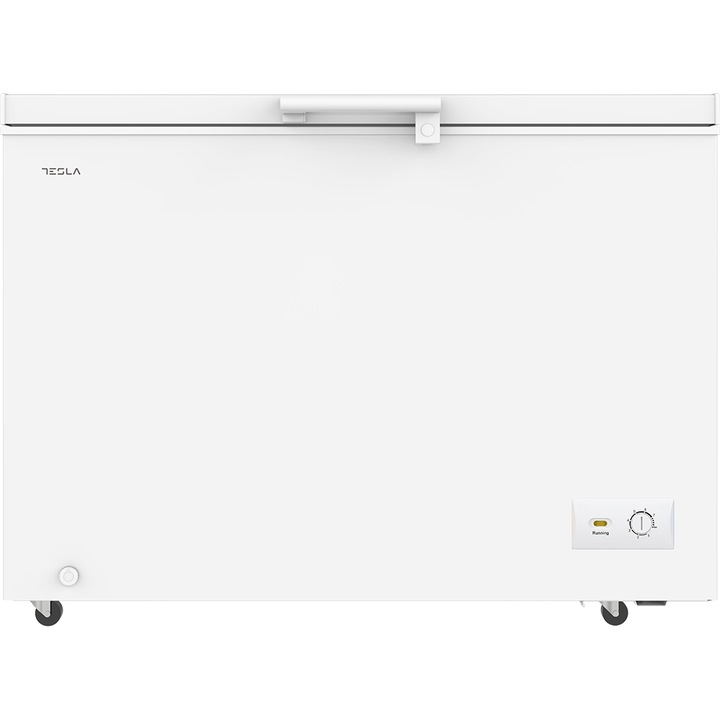 Lada frigorifica Tesla RH2900HE, Clasa E, 287 L, Control mecanic, H 85 cm Alb