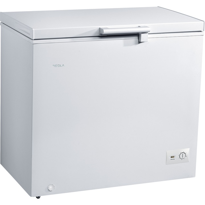 Lada frigorifica Tesla RH2900HE, Clasa E, 287 L, Control mecanic, H 85 cm Alb
