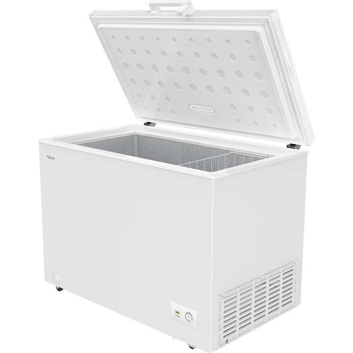 Lada frigorifica Tesla RH2900HE, Clasa E, 287 L, Control mecanic, H 85 cm Alb