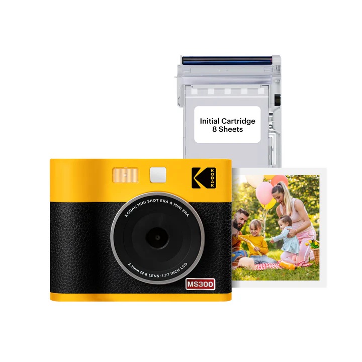 Cameră foto instant Kodak Mini Shot 3 ERA MS300, 13MP, Ecran LCD 1.7", Negru