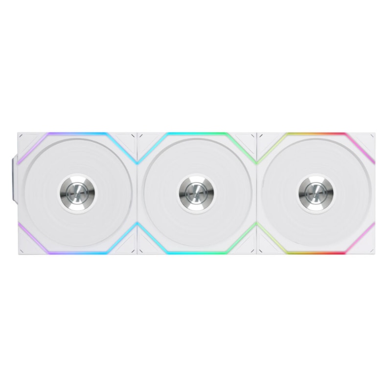 Set 3 ventilatoare Lian Li UNI FAN TL, ARGB, PWM, 120 mm Alb - eMAG.ro