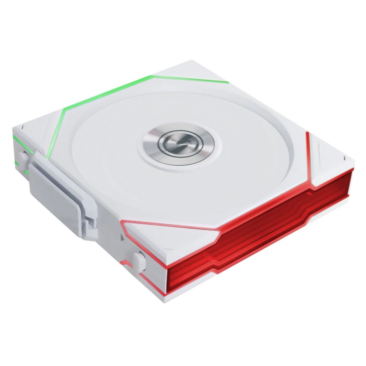 Lian Li Uni ventilátor TL LULI-106, aRGB, PWM, 120 mm fehér