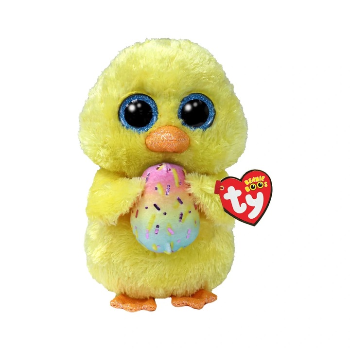 Jucarie de plus TY 15cm boos marigold puiul galben