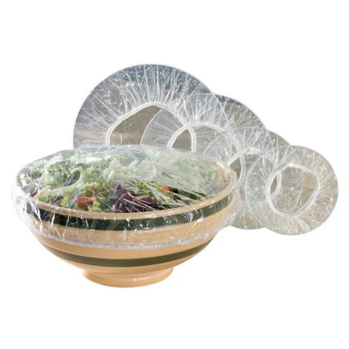 Set 10 capace din plastic transparente pentru boluri, 5 capace 28cm, 5 capace 22cm