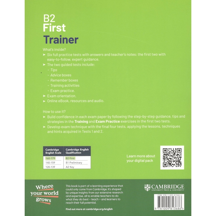 B2 First Trainer 3 Trainer with Answers with Digital Pack (FCE Practice ...