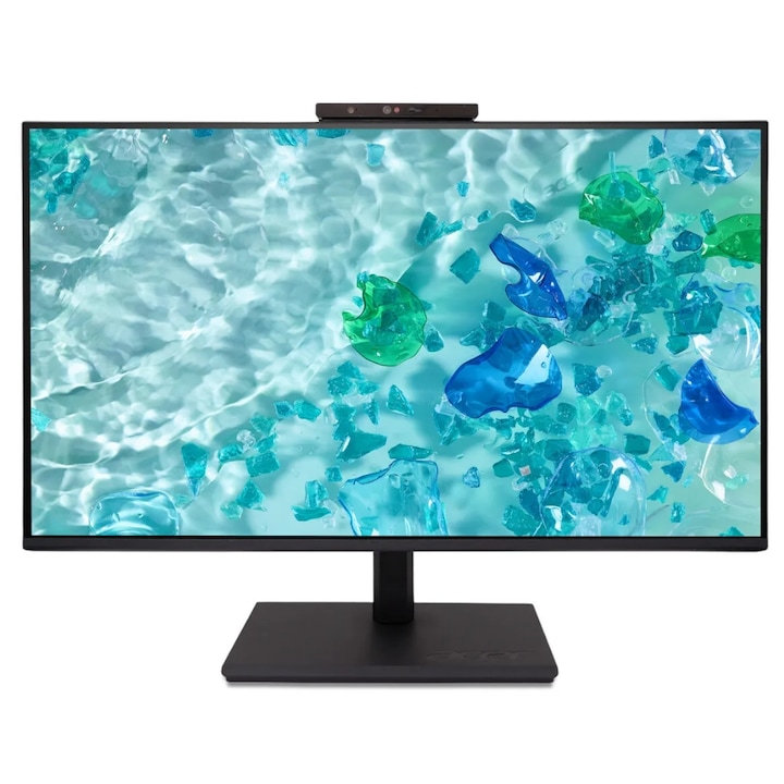 Monitor IPS LED Acer 27" B277D6b, Full HD 1920 x 1080, VGA, HDMI, DisplayPort, Hangszórók, Pivot, 120 Hz, 4 ms Fekete
