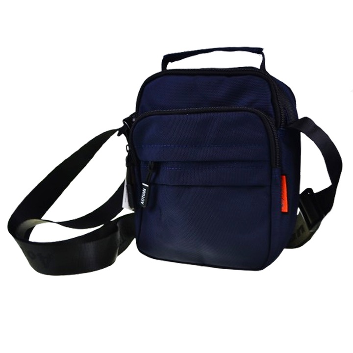 Mini Junior BBMJ-1 férfi kézitáska és válltáska, sötétkék