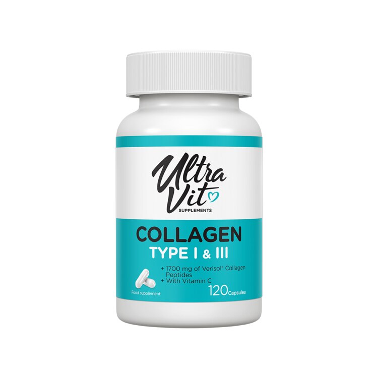 Colagen Tip I si III 120 Capsule, UtraVit - eMAG.ro