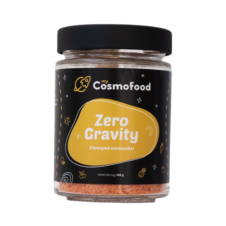 Cristale de fructe și legume Zero Gravity, myCosmofood, 100g, ananas, morcov