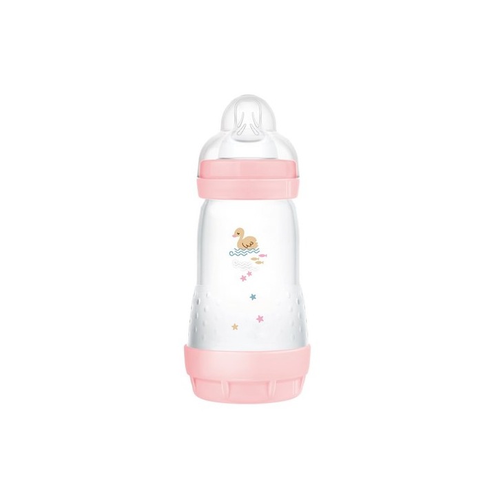 Butelca anti-colici 320ml, 21x7x7cm, roz