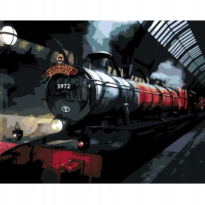 Set Imagini pentru Pictat, Nerd Hunters, Panza, Vopsele Acrilice, Pensule, 50 cm x 40 cm