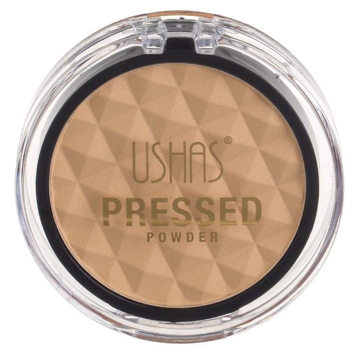 Bézs színű púder szivaccsal és tükörrel 8,5 g