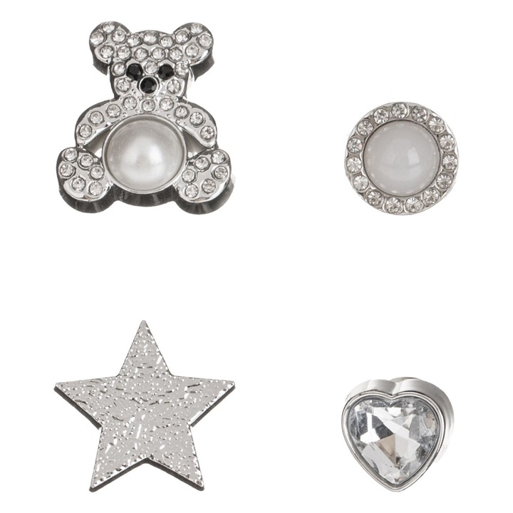Accesorii Decorat Saboti de Culoare Roz Aurie 4 Modele - 4buc
