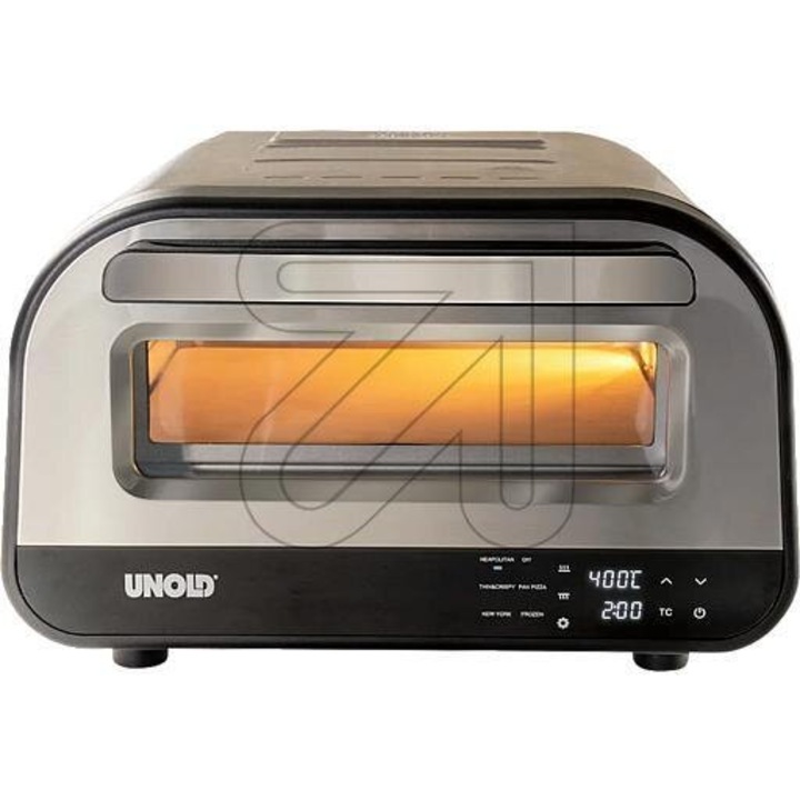 Unold LUIGI 1700 W, 400°C elektromos pizzakemence
