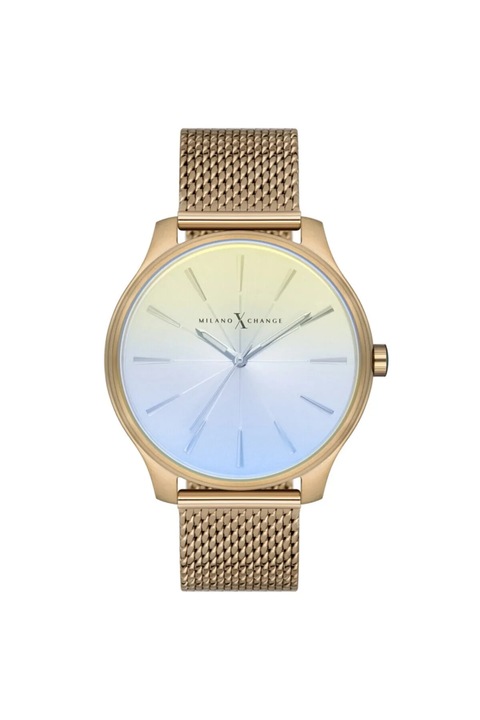 Ceas barbatesc Milano X Change MEX3204 auriu 44mm textil