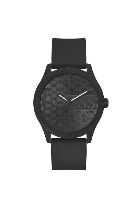 Ceas sportiv barbati Guess, model GW0780G3, curea silicon neagra, carcasa silicon 45mm, rezistent la apa 3 ATM