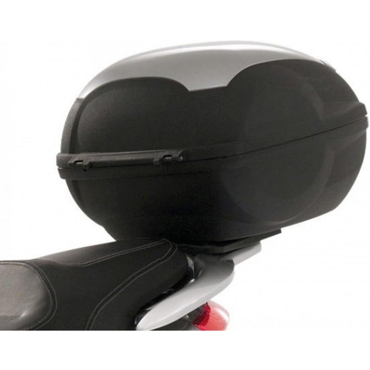 Kit Top Case 32L cu Spatar si Sistem de Prindere, Fara Cover– Inchidere cu Cheia – Compatibil Carnaby Cruiser 300, Negru