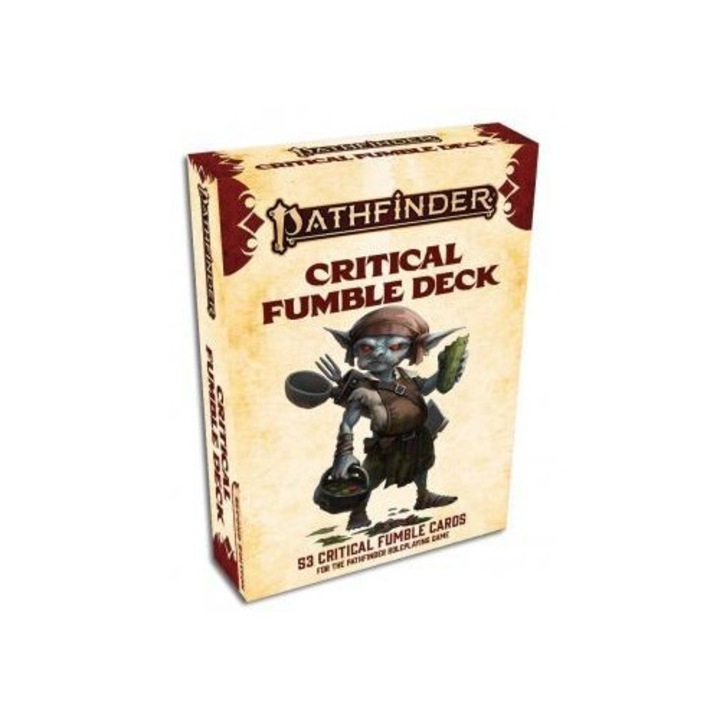 Joc de societate Pathfinder Critical Fumble Deck 2nd Edition limba engleza, extensie