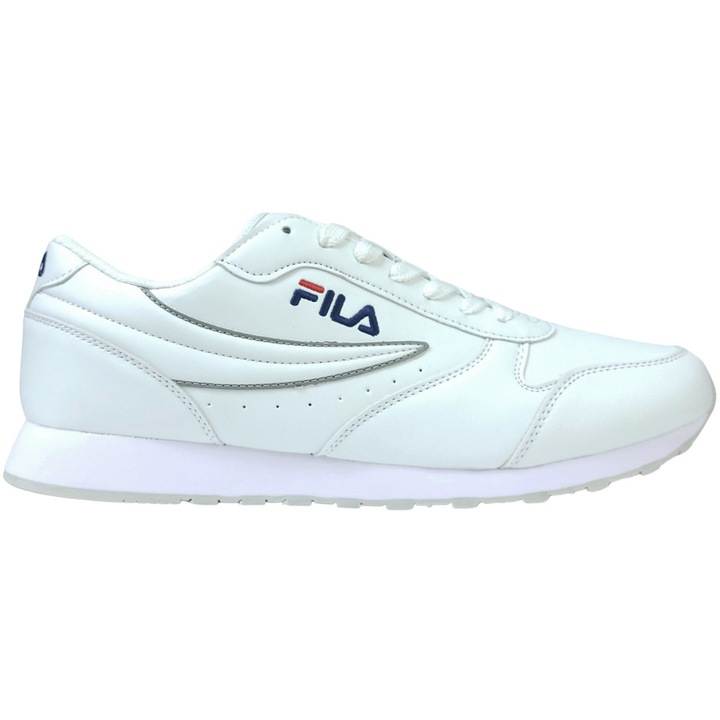 Pantofi barbati Fila Orbit low, alb, 45 EU, Piele ecologica