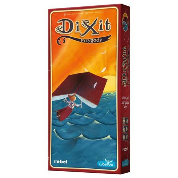 Игра Dixit 2: Приключения, 84 карти, 3-6 играчи, 30 мин., 8+ години, Настолна
