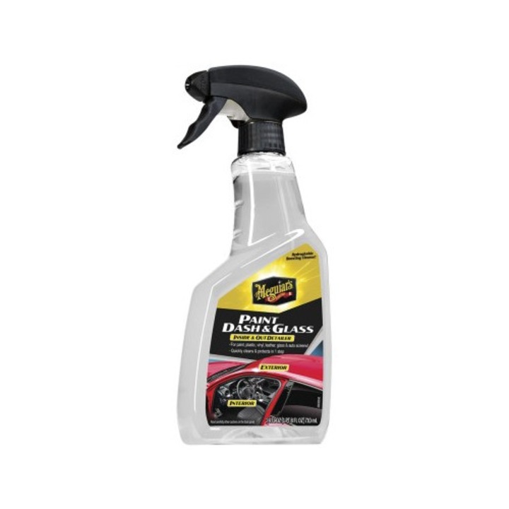 Spray Curatare Rapida cu Efect Hidrofob Meguiar's Paint Dash & Glass Inside & Out Detailer, 473 ml