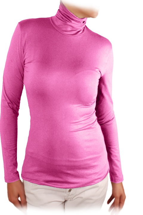 Maleta cu guler inalt, Ivanel - 18478, Roz aprins