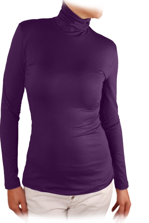 Maleta cu guler inalt, Ivanel - 18478, Violet pruna