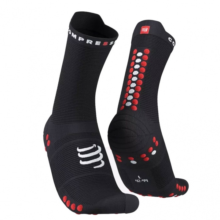 Compressport Pro Racing Socks v4.0 férfi sportzokni, fekete, T1 méret