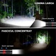 Lanterna LED Mini Elindor® Tactica, Profesionala, 4 Moduri Iluminare, 2000 Lumeni, Acumulator 1800mAh / Baterie Reincarcabila (USB C), Fascicul cu Zoom, Rezistent la Apa, Multifunctionala, pentru Pescuit, Vanatoare, Cort, Camping, Negru